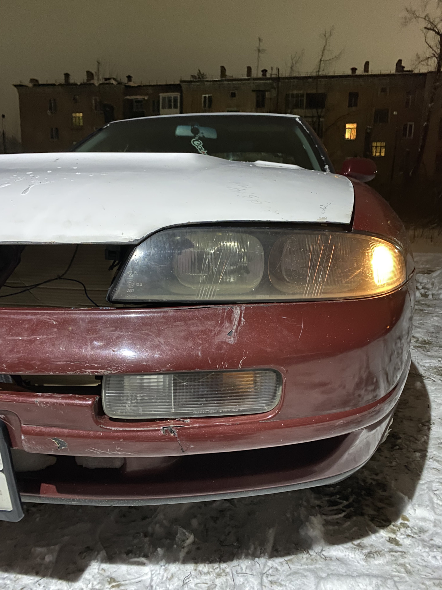 #9 Левый поворотник в бампере на месте 👌 — Nissan Skyline (R33), 2 л ...
