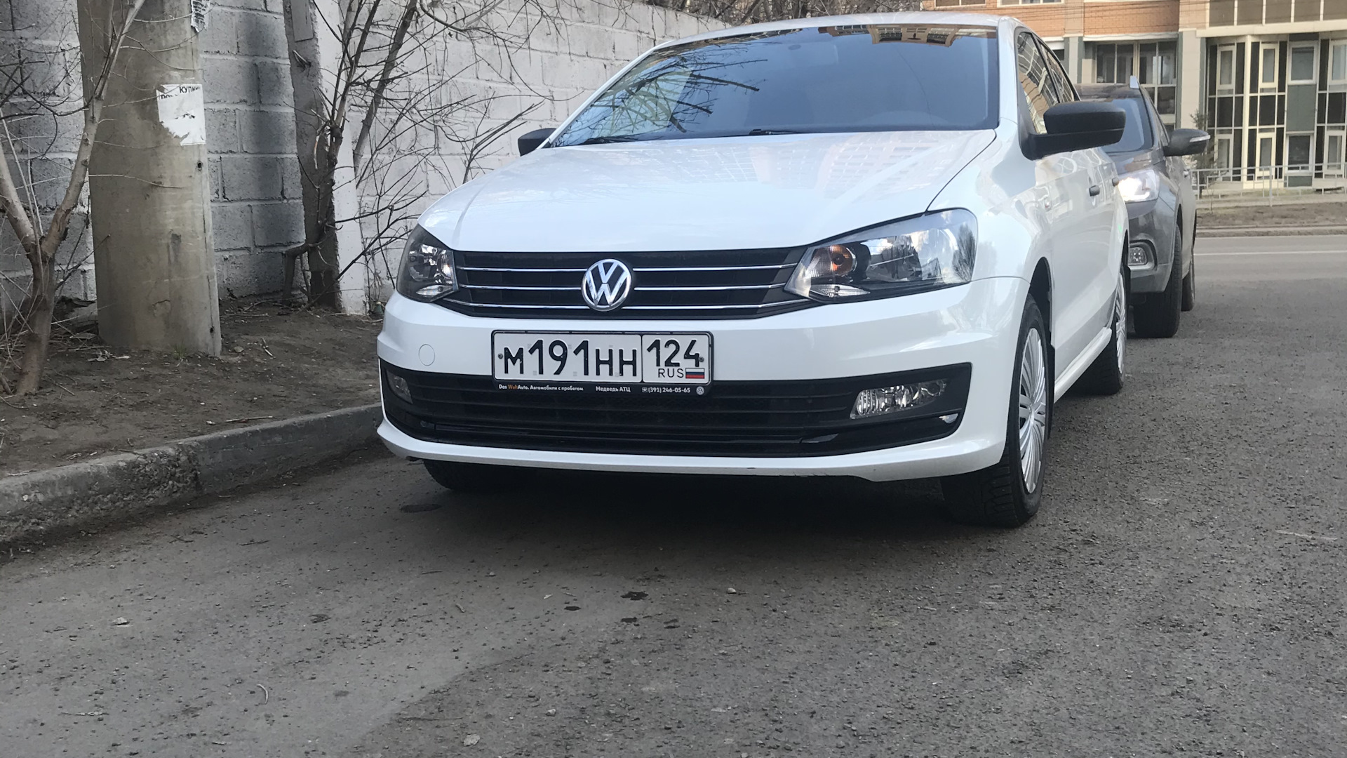 Volkswagen Polo Sedan 1.6 бензиновый 2016 | standard whitewash на DRIVE2