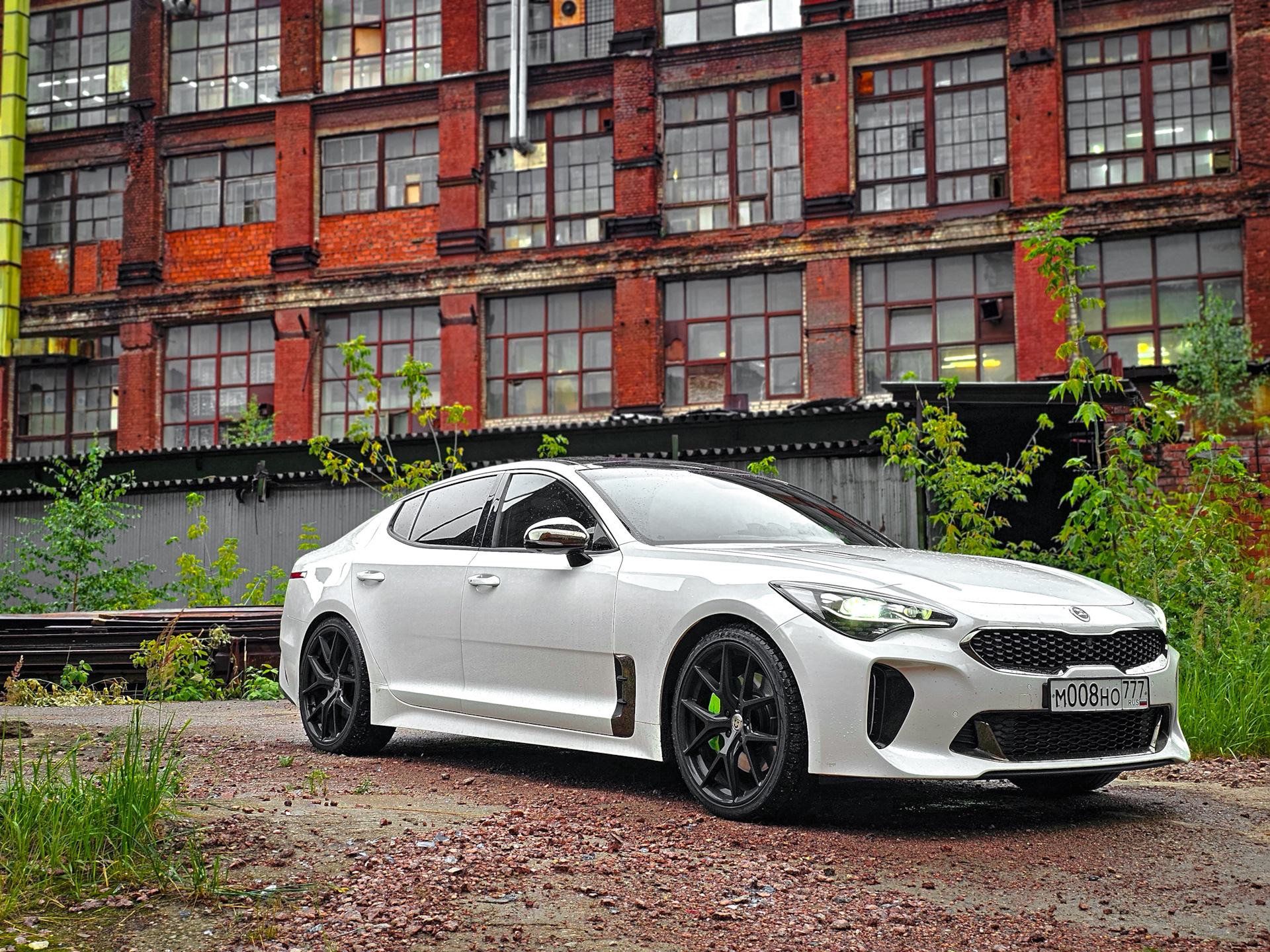 4 поршня от quoris или народные суппорта на стингер. — KIA Stinger, 2 л ...