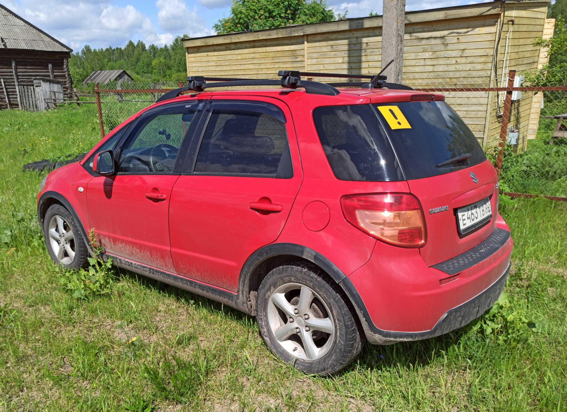 Поперечины на рейлинги — Suzuki SX4 (1G), 1,6 л, 2008 года | аксессуары |  DRIVE2