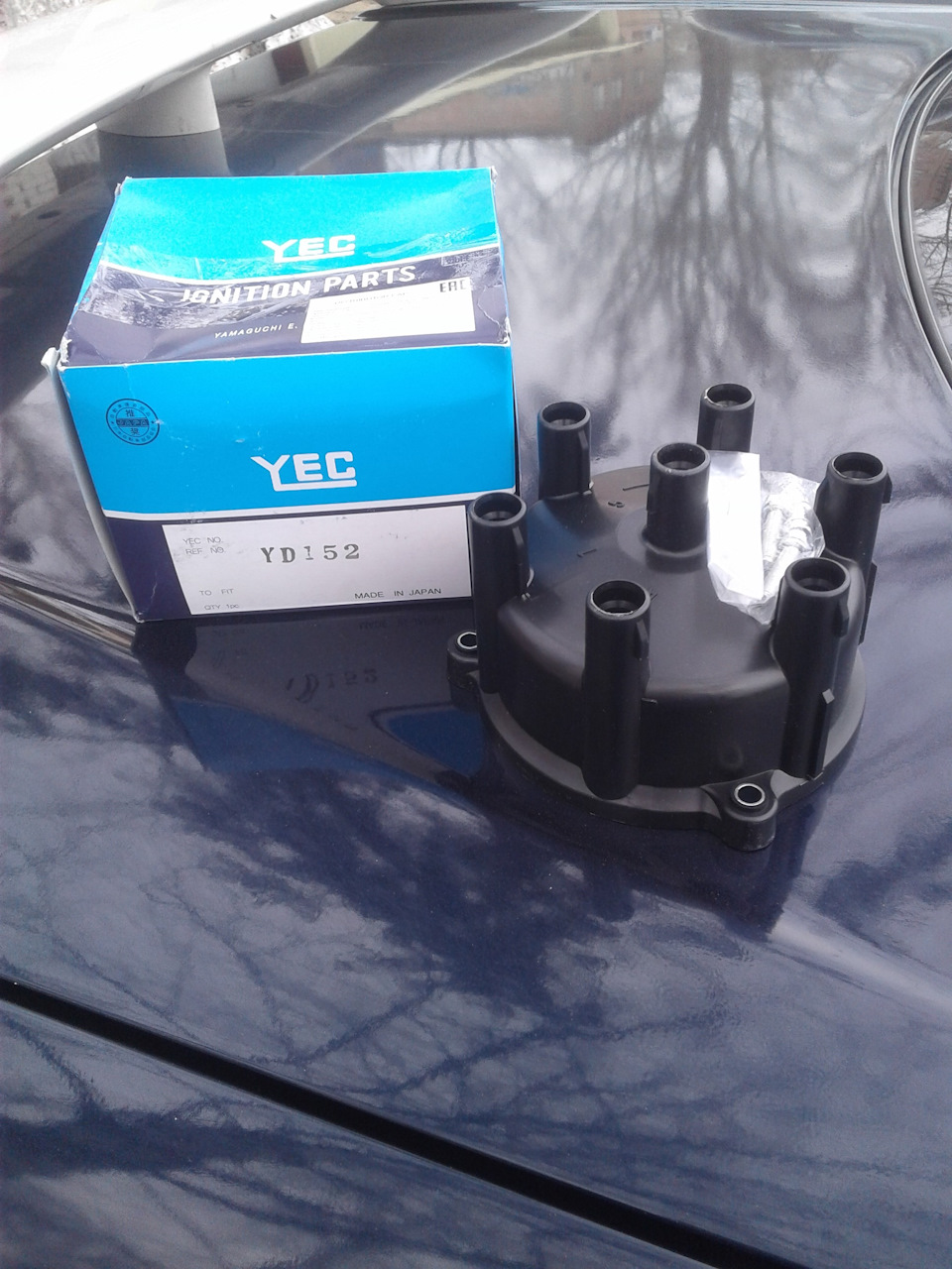 замена крышки и бегунка трамблера — Toyota Mark II (90), 2 л, 1992 года ...