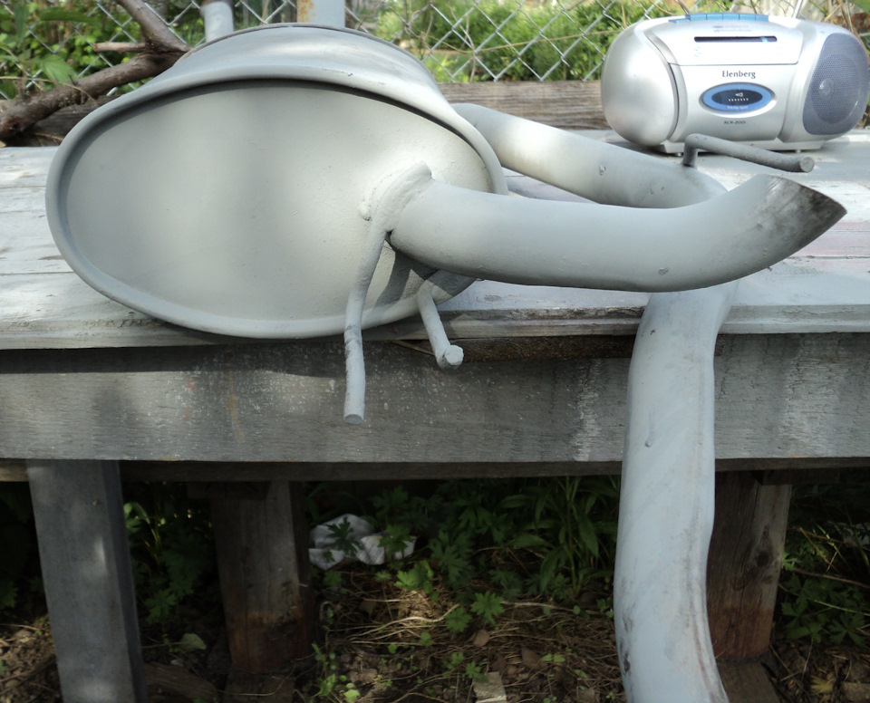 Выхлопная система готова к установке — Renault Twingo I