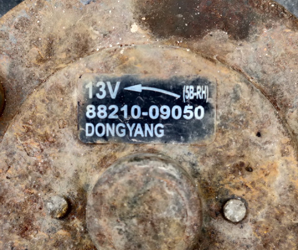 Запчасти на фото: 8821009050. Фото в бортжурнале SsangYong Kyron