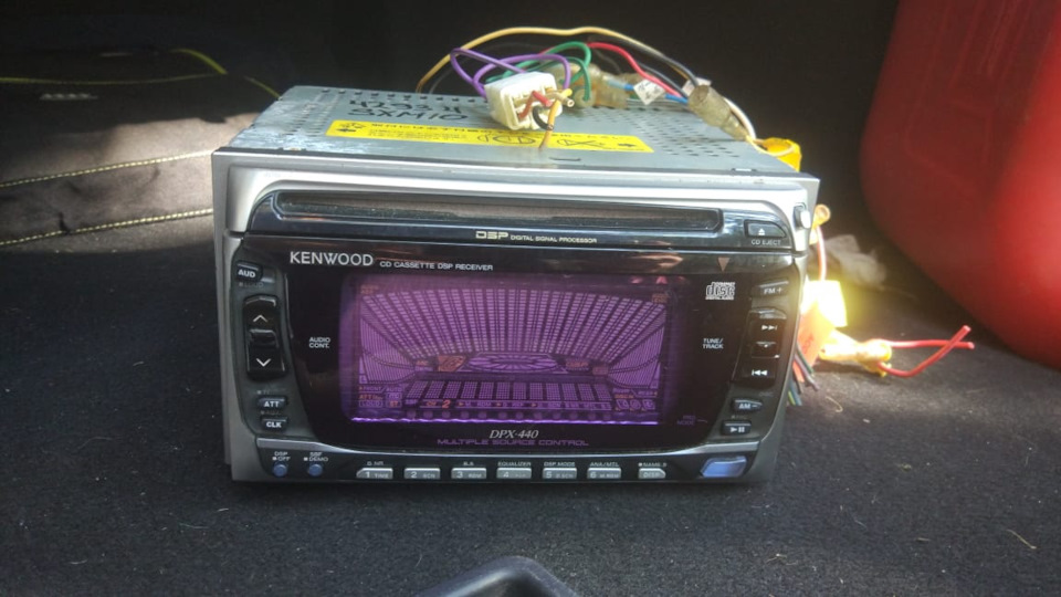 Kenwood DPX 440 — Mitsubishi Legnum, 2 л, 2002 года | автозвук