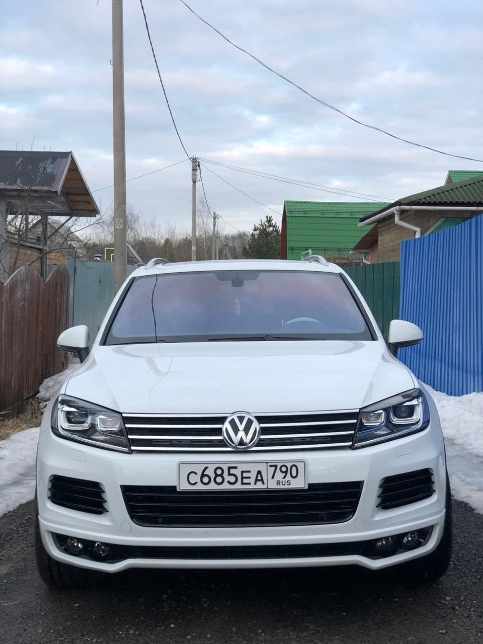 Установка фар Touareg FL в бампер NF R-line. — Volkswagen Touareg (2G ...