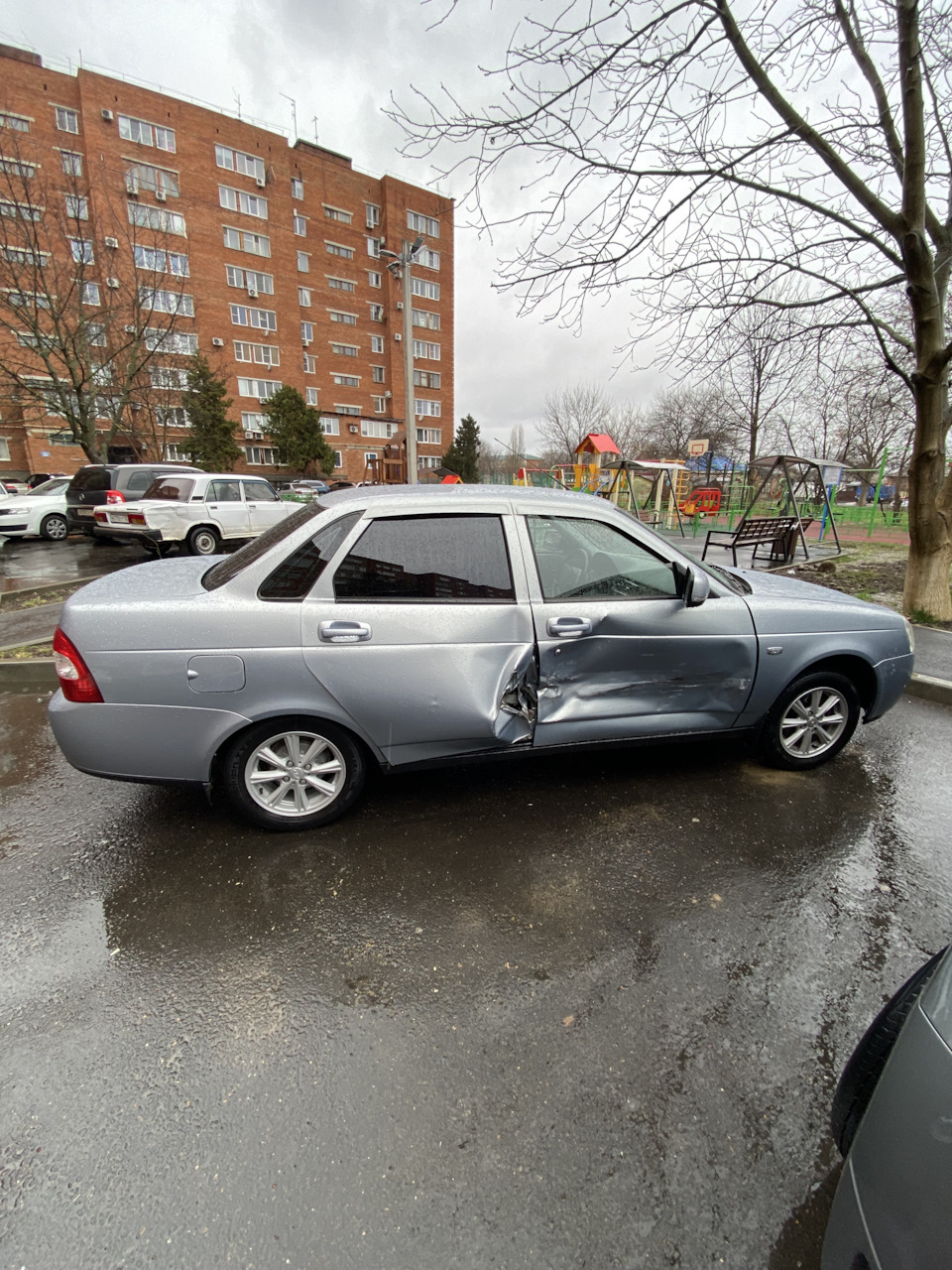 Печаль беда. Дтп. Восстановление — Lada Приора седан, 1,6 л, 2007 года |  ДТП | DRIVE2