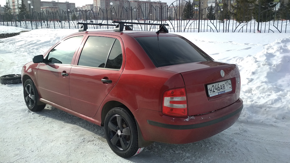 Занижение skoda fabia 2