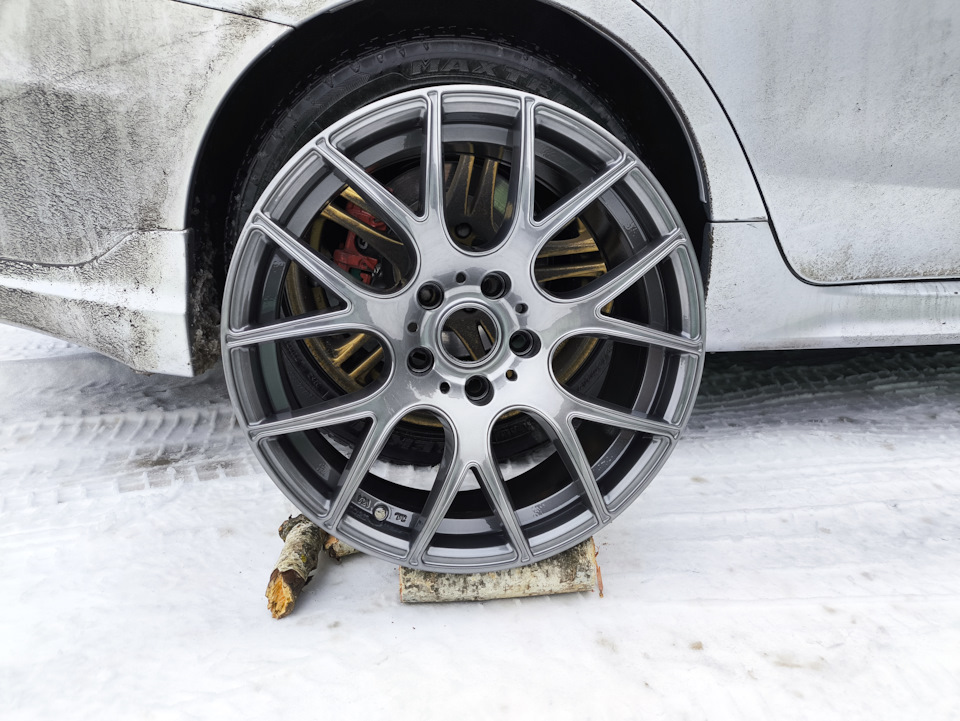 Встречайте, Work Emotion R17 ET35 8J цвета светлый графит)) — Subaru ...