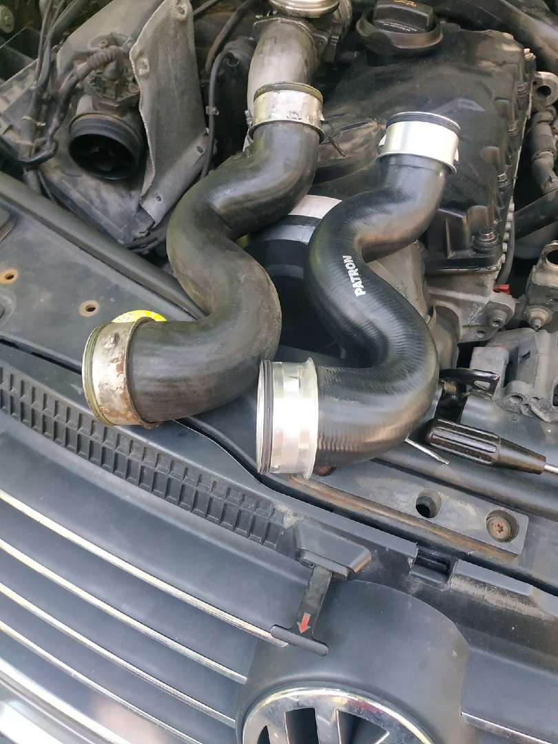 S — образный патрубок турбины. — Volkswagen Passat Variant (B5), 1,9 л ...