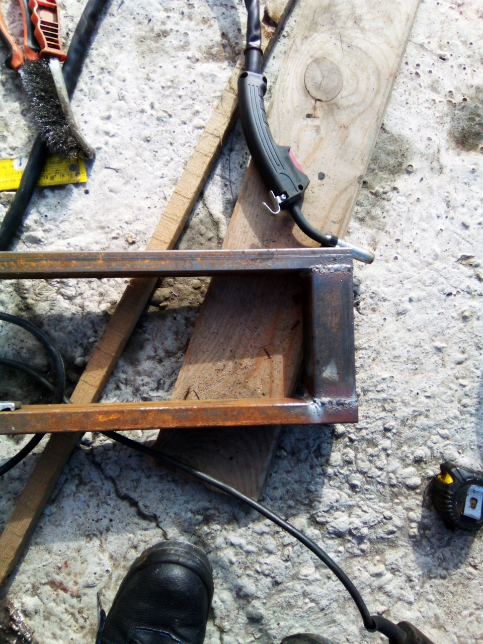 Колхозинг 80 уровня ч.2 (велобагажник) — Jeep Wrangler (TJ), 4 л, 1998 ...