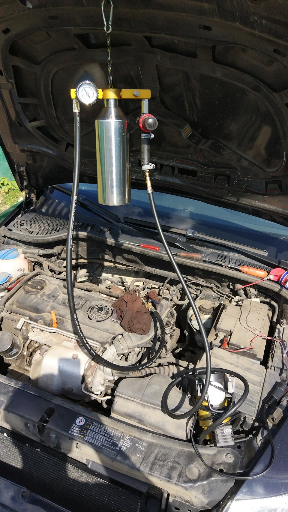 Skoda Octavia A5 FL 1.4 122 л.с промывка форсунок/инжектора — Промывка ...