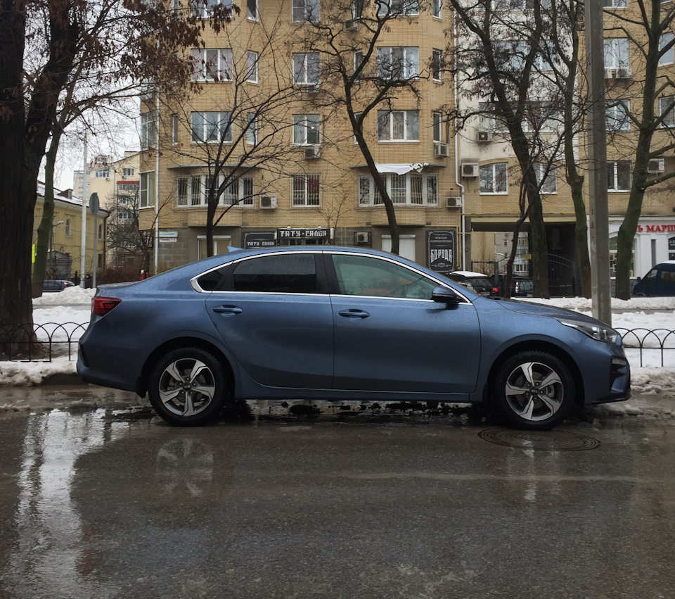 Цвет автомобиля в дождливую погоду — KIA Cerato (4G), 1,6 л, 2018 года |  фотография | DRIVE2