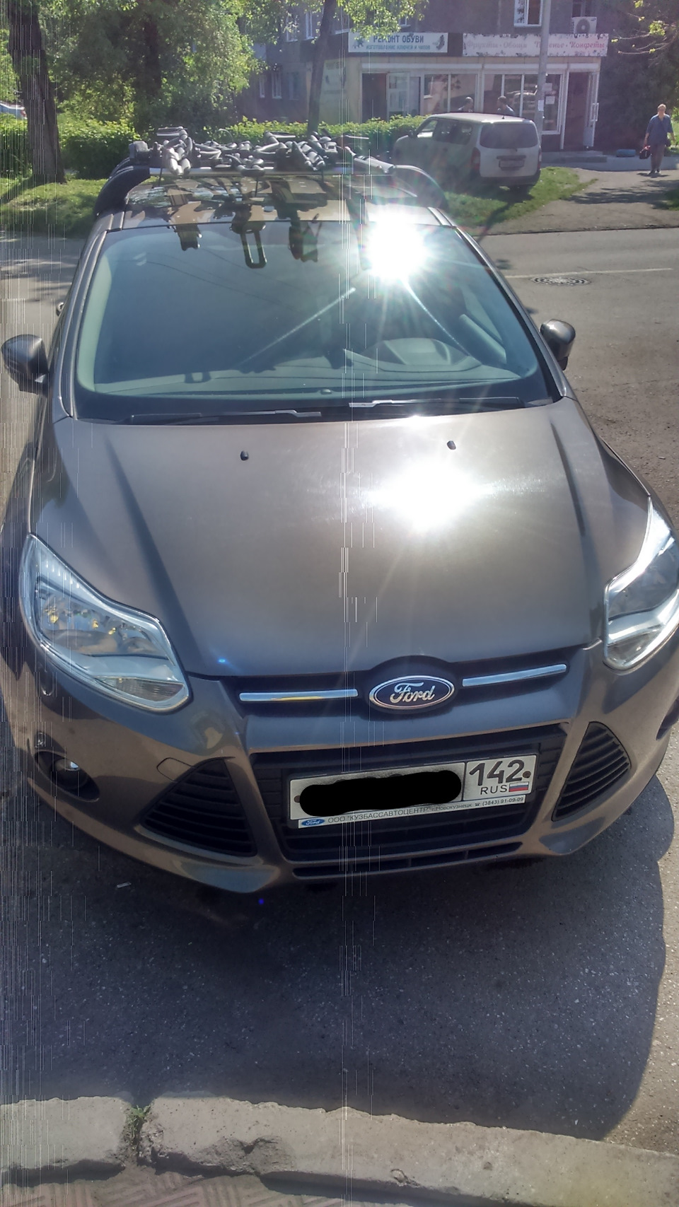 64. Велосипеды на крыше(4штуки) — Ford Focus III Hatchback, 1,6 л, 2011  года | аксессуары | DRIVE2