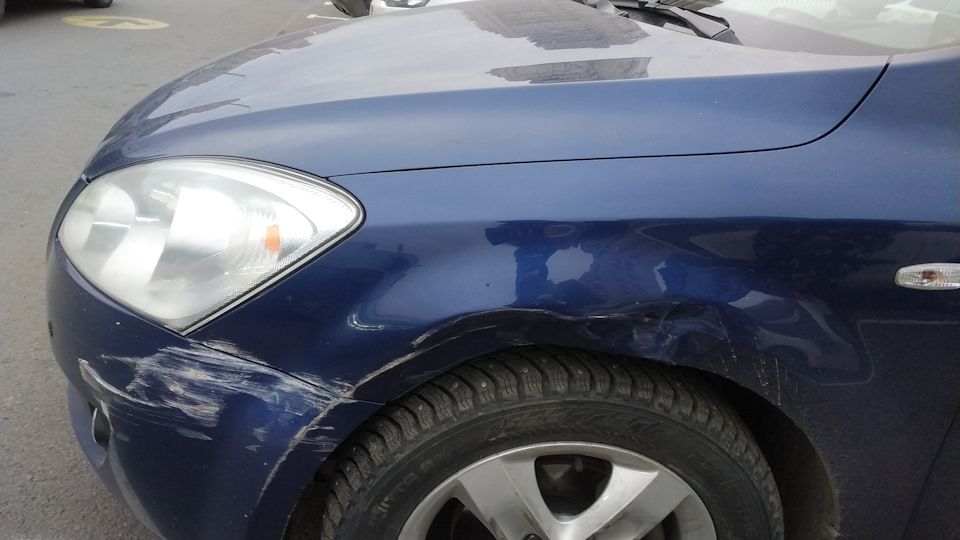 Не свисти и палкой не махай — KIA Ceed (1G), 2 л, 2008 года | ДТП | DRIVE2