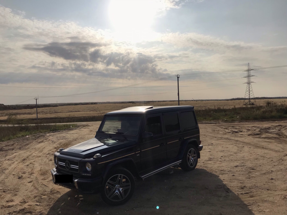 Шприцевание крестовин — Mercedes-Benz G-Class (W463), 3,2 л, 2000 года ...