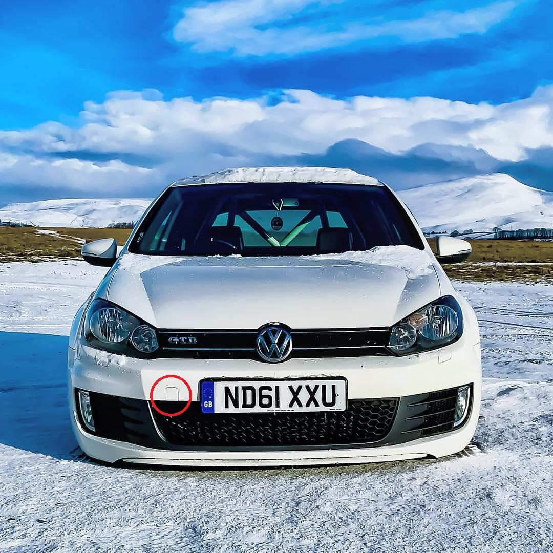 ЗАГЛУШКА БУКСИРОВОЧНОГО КРЮКА В ПЕРЕДНИЙ БАМПЕР — Volkswagen Golf Mk6 ...