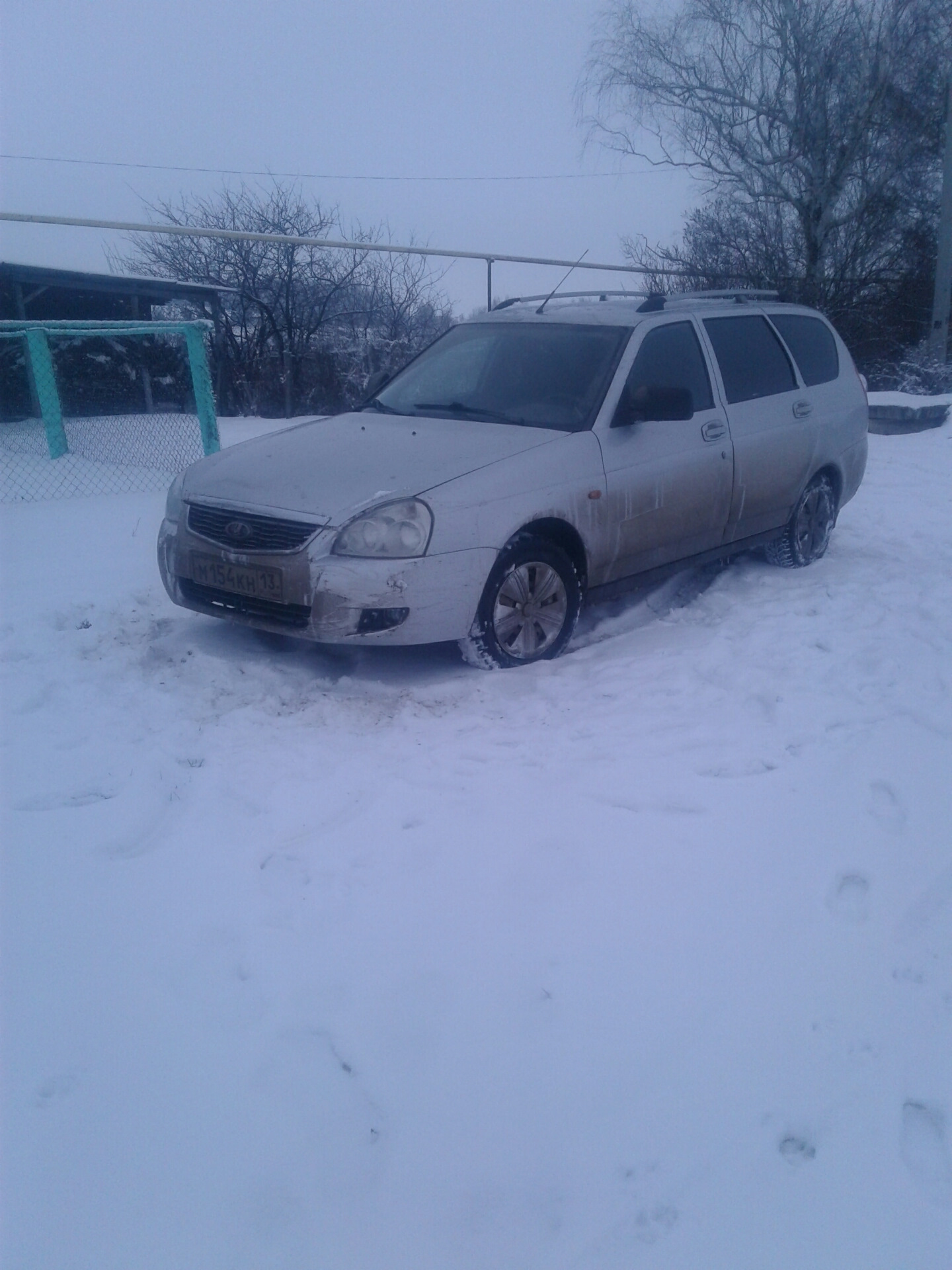 Приора, потеют фары. Задний дворник. — Lada Приора универсал, 1,6 л ...