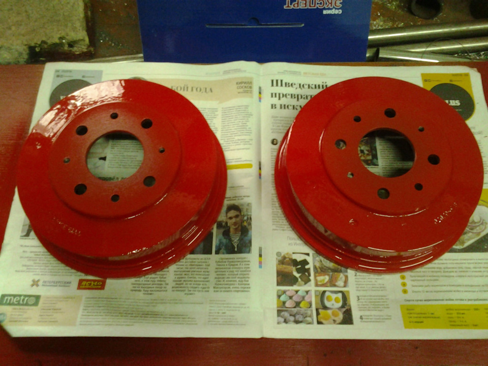 "Напоминалка" задние "барабаны"- замена — Lada Калина универсал, 1,4 л ...