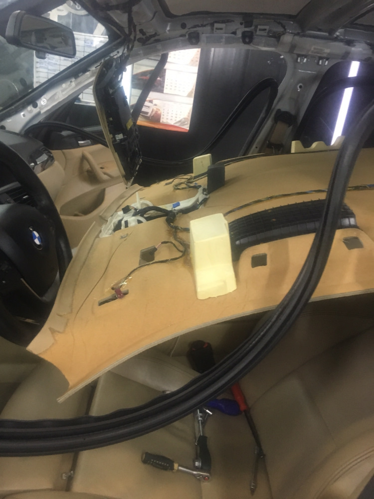 Оклейка крыши в чёрный глянец — BMW X3 (F25), 2 л, 2013 года | стайлинг ...