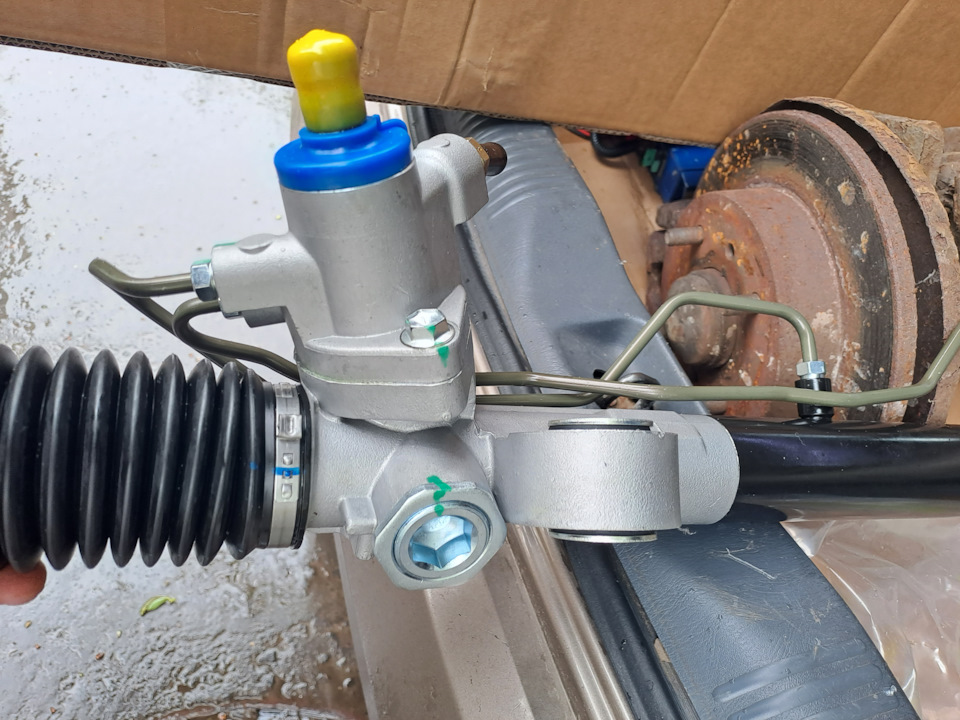Рулевая рейка "Jtec" на Nissan Almera N16 — Nissan Almera II (N16), 1,5 ...