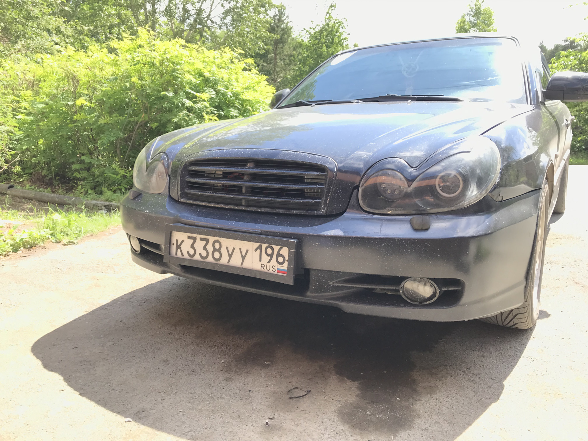 Переборка фар с дальнейшей настройкой — Hyundai Sonata IV (EF), 2 л ...