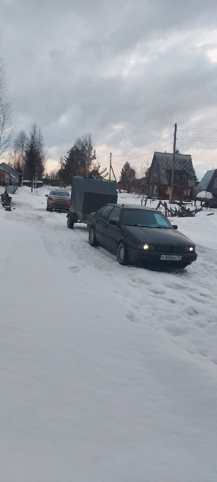 Фаркоп на пассате нужная вещь — Volkswagen Passat B3, 2 л, 1991 года ...