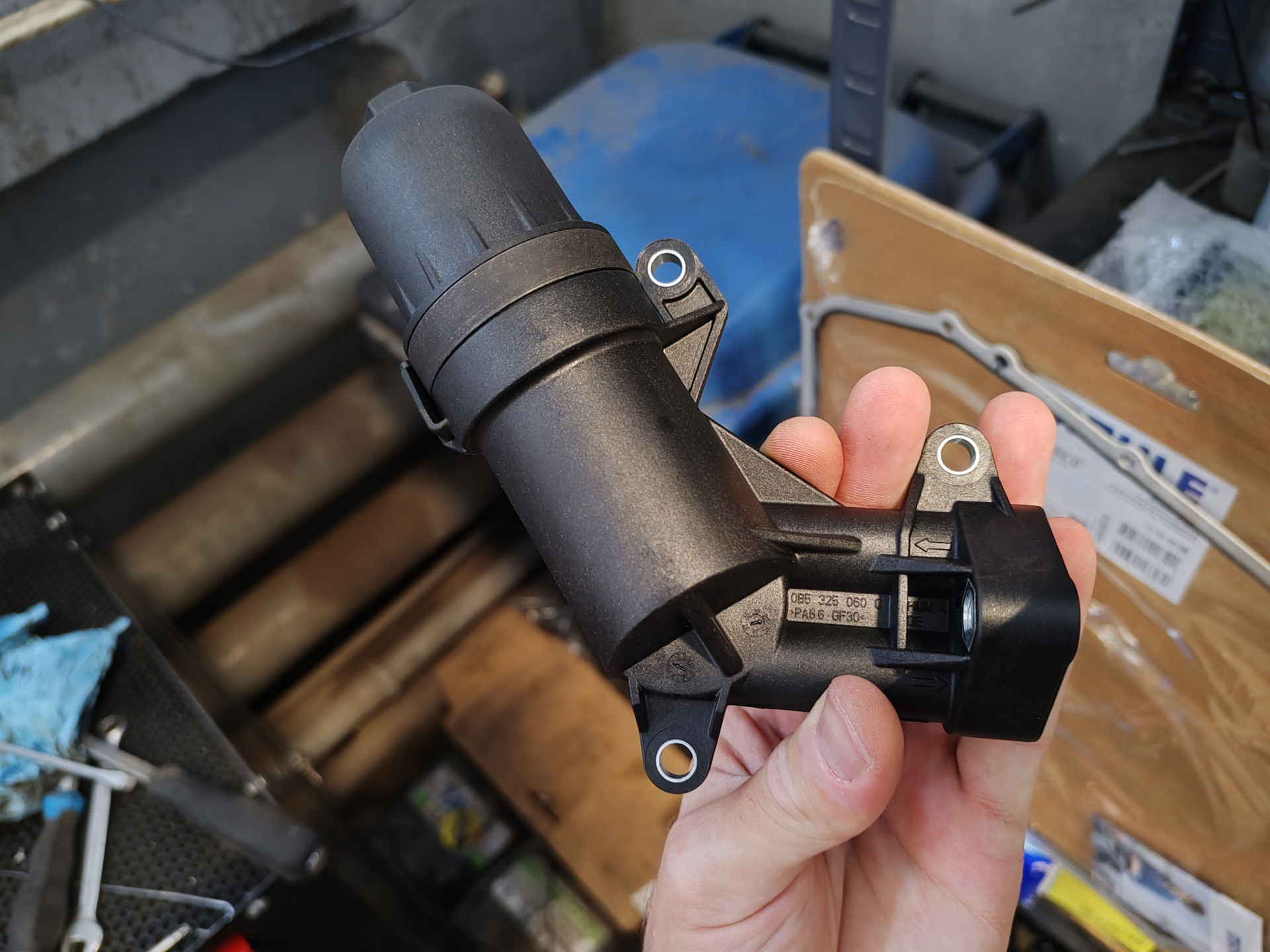 Маслоотделитель + Замена масла DL-501 + Колодки/диски перед + крышка ...