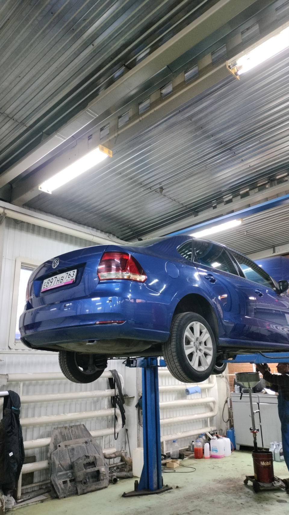 Частичная замена масла в АКПП. — Volkswagen Polo Sedan, 1,6 л, 2018 ...