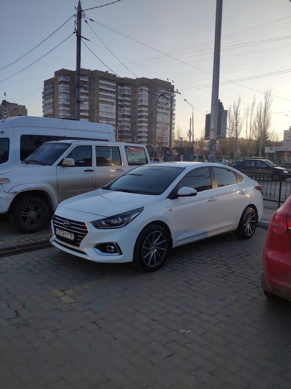 Диски R17 Vossen Cvt (реплика от DWS) — Hyundai Solaris (2G), 1,6 л, 2018  года | колёсные диски | DRIVE2