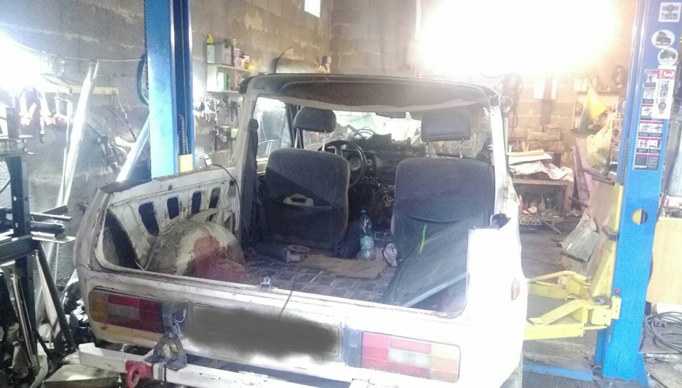 Облегчение кузова. Радикальные — Lada 4x4 3D, 1,7 л, 1999 года ...