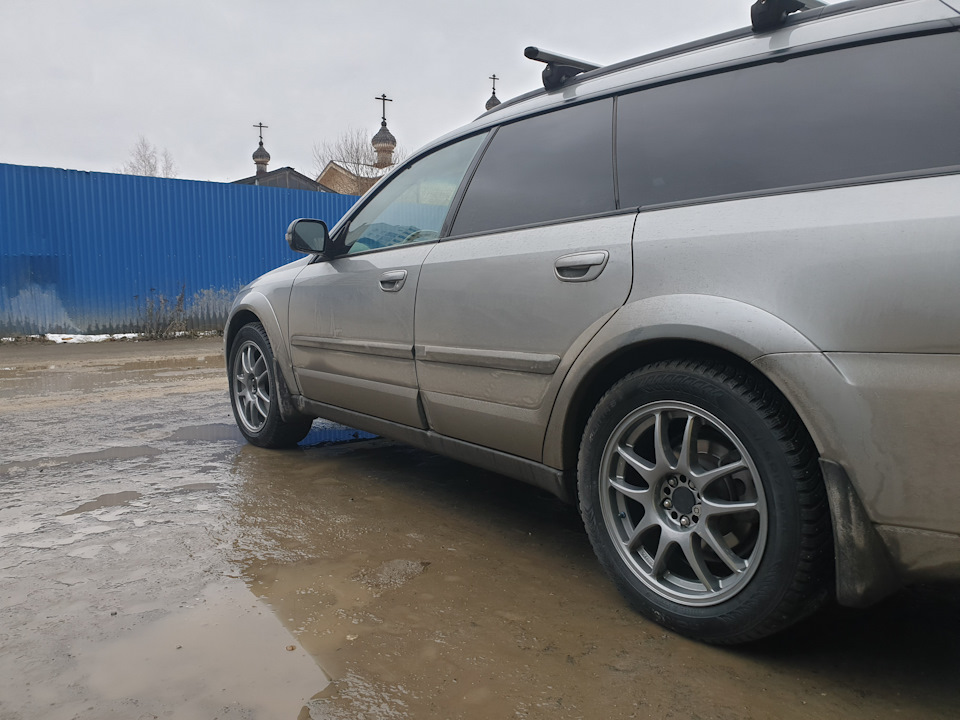 Новые дисочки на зиму — Subaru Outback (BP), 2,5 л, 2006 года ...