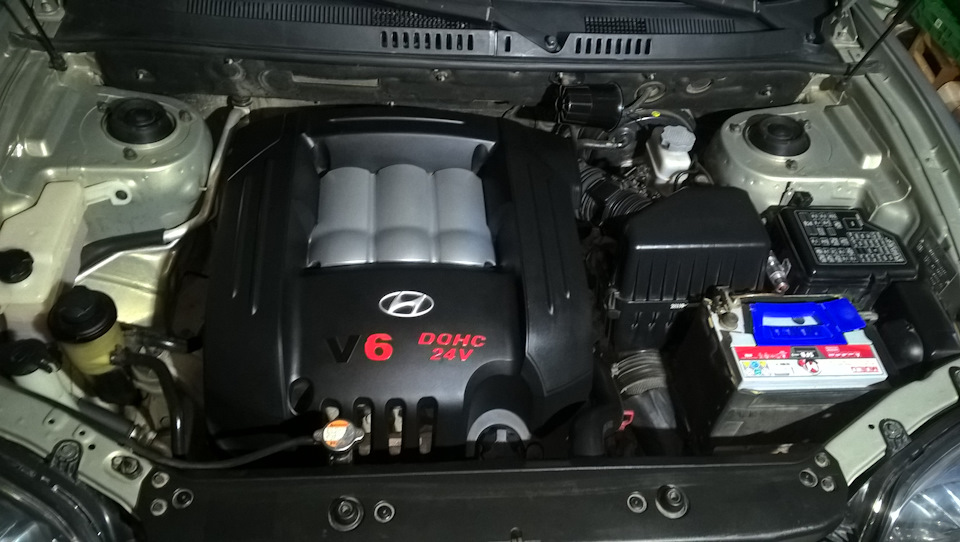 переход с масла Тотал на Лукойл . — Hyundai Santa Fe (1G), 2,7 л, 2007 ...