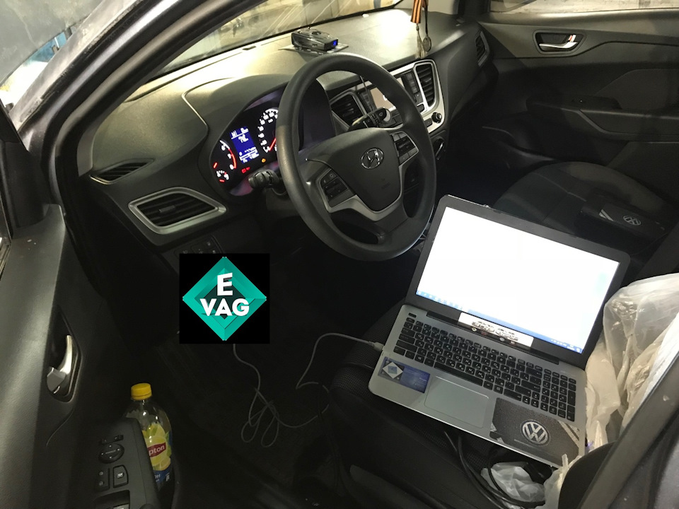 Hyundai Solaris 1.6 AT 123 лс "2019. Полное оплавление и разрушение ...