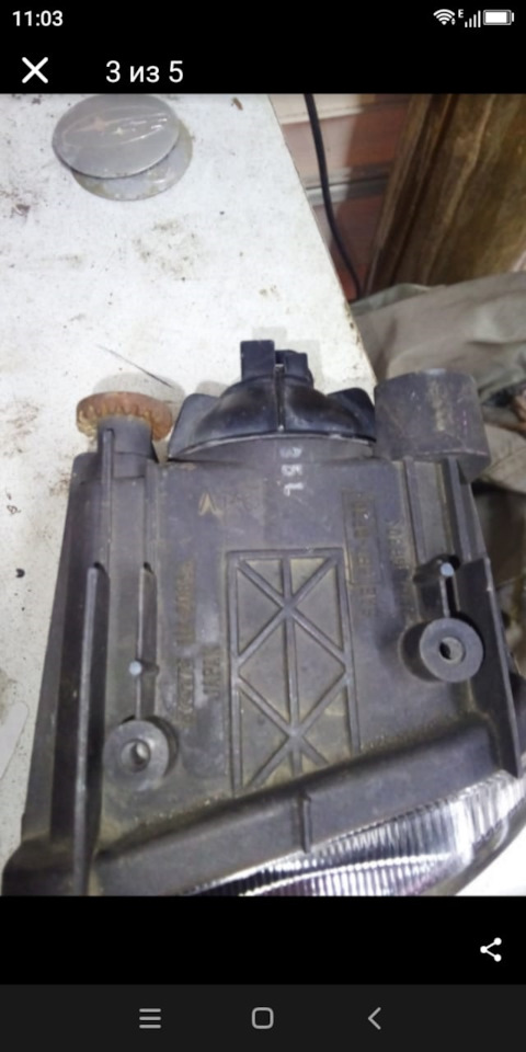 Противотуманные фары Субару Легаси bh5, комплект на Subaru Legacy (BE ...