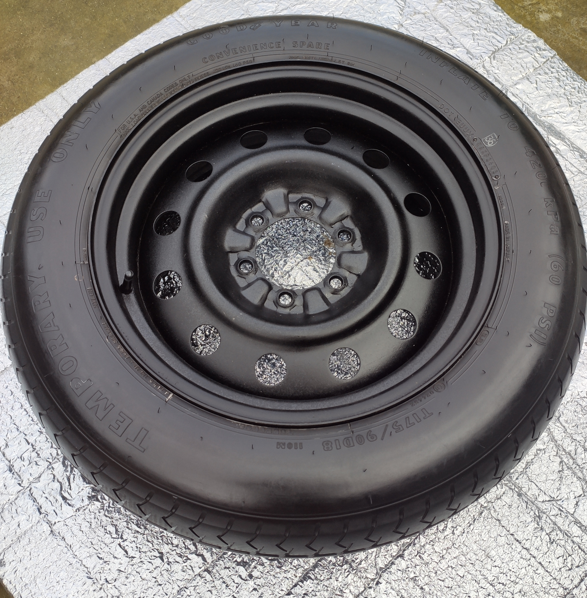 Запаска, докатка на Прадо 150 — Toyota Land Cruiser Prado 150-series, 4 ...