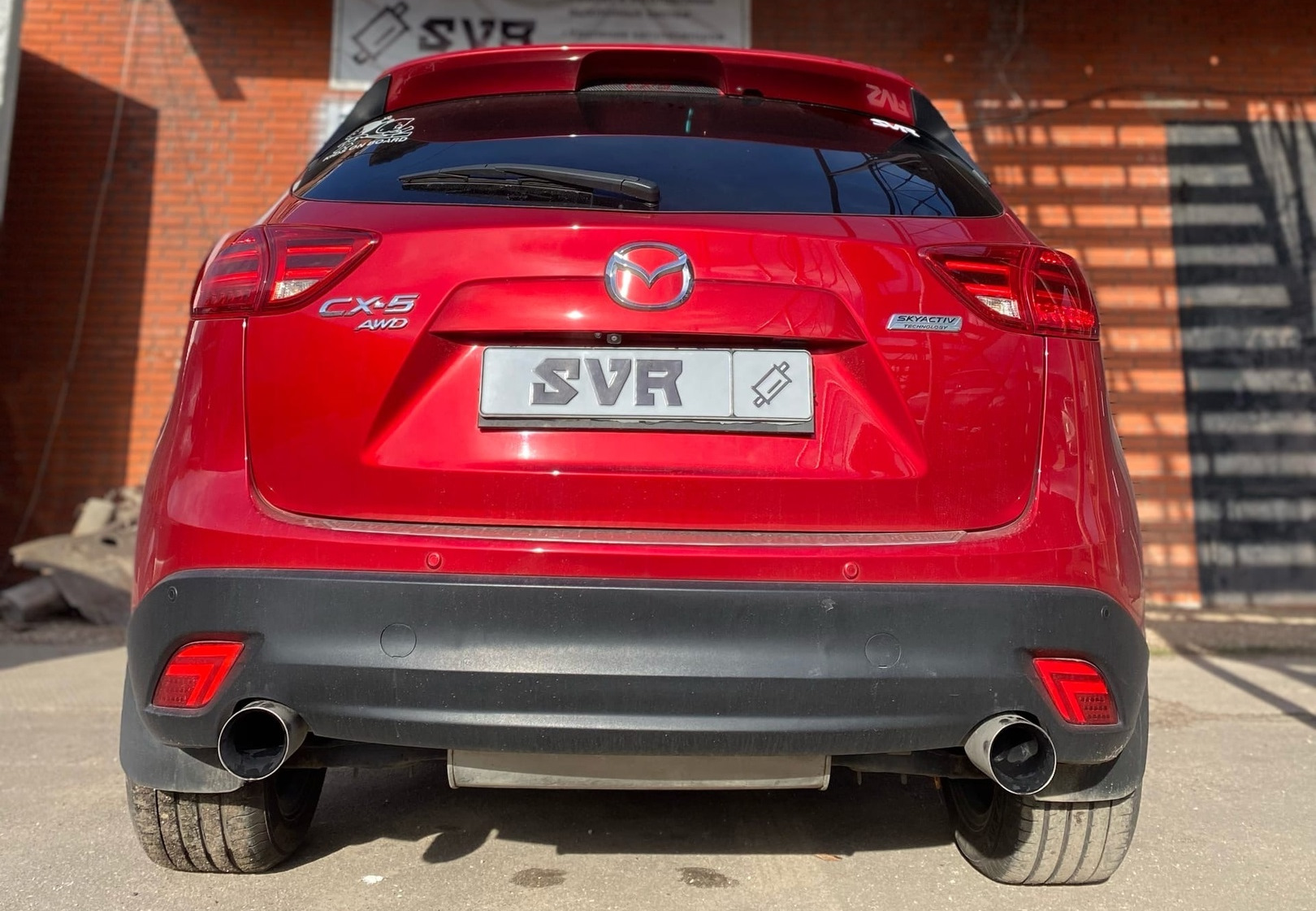 Доработал свой выхлоп, звук ещё круче — Mazda CX5 (1G), 2,5 л, 2016