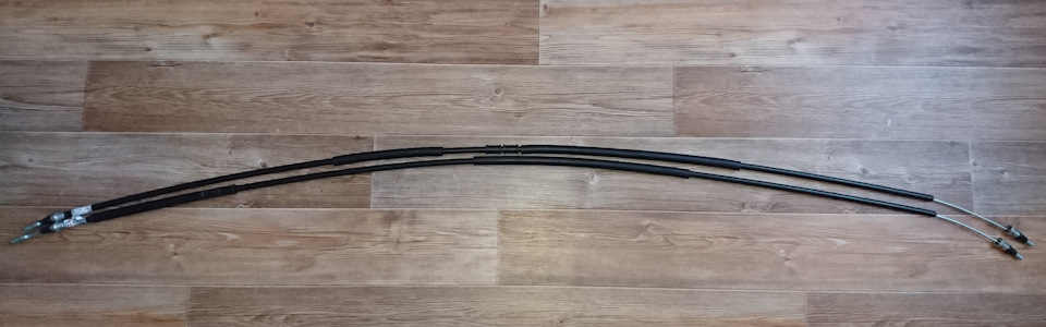 Замена тросов стояночного тормоза. — Lada Калина Спорт, 1,6 л, 2012 ...