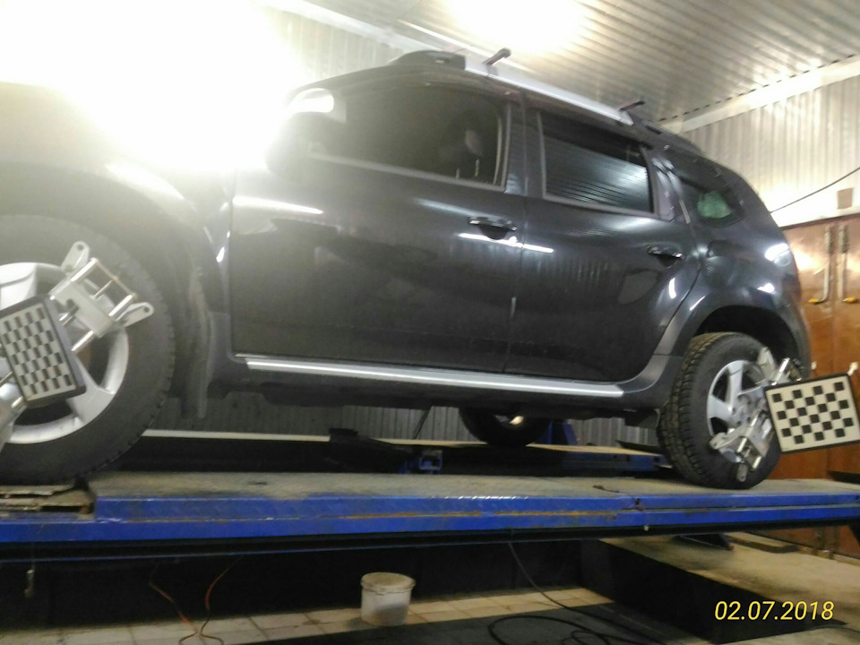 Сделал сход развал Маруське — Renault Duster (1G), 2 л, 2015 года ...