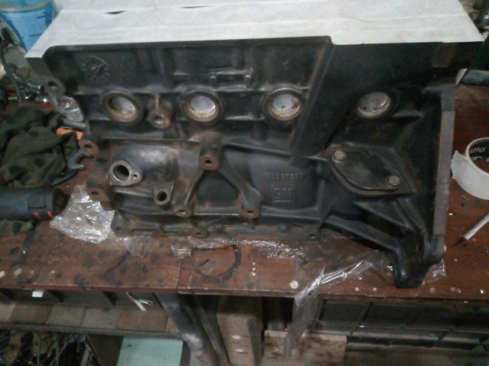 Капремонт двигателя Z24SED Captiva C100- часть 7. Покраска блока ...