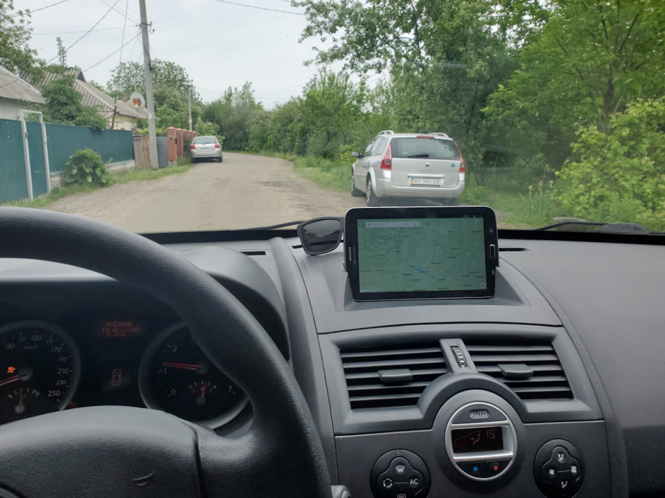 Планшет вместо часов) и по мелочи)) — Renault Megane II, 1,6 л, 2005 ...