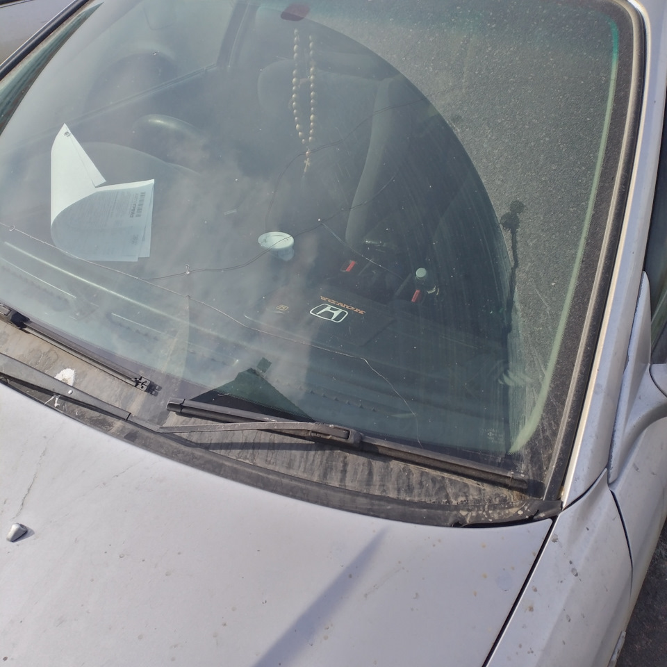 Замена лобового, мелкий кузовной ремонт, покраска супортов. — Honda ...