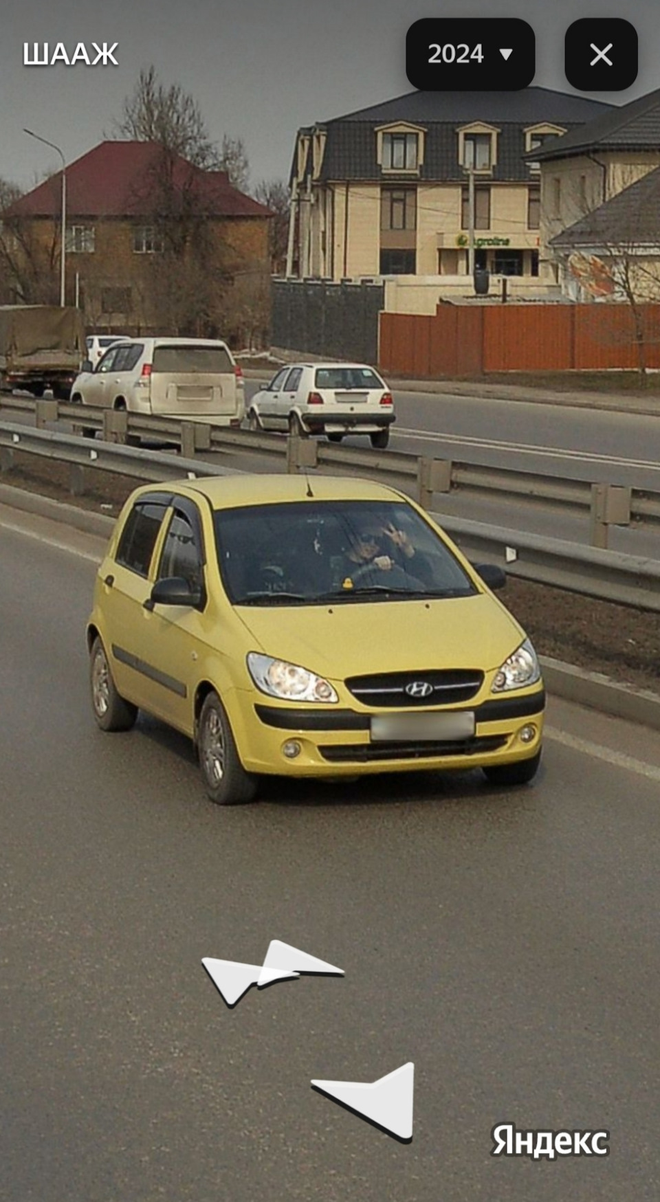 Отметился на Яндекс.Картах! — Hyundai Getz, 1,4 л, 2009 года | прикол |  DRIVE2