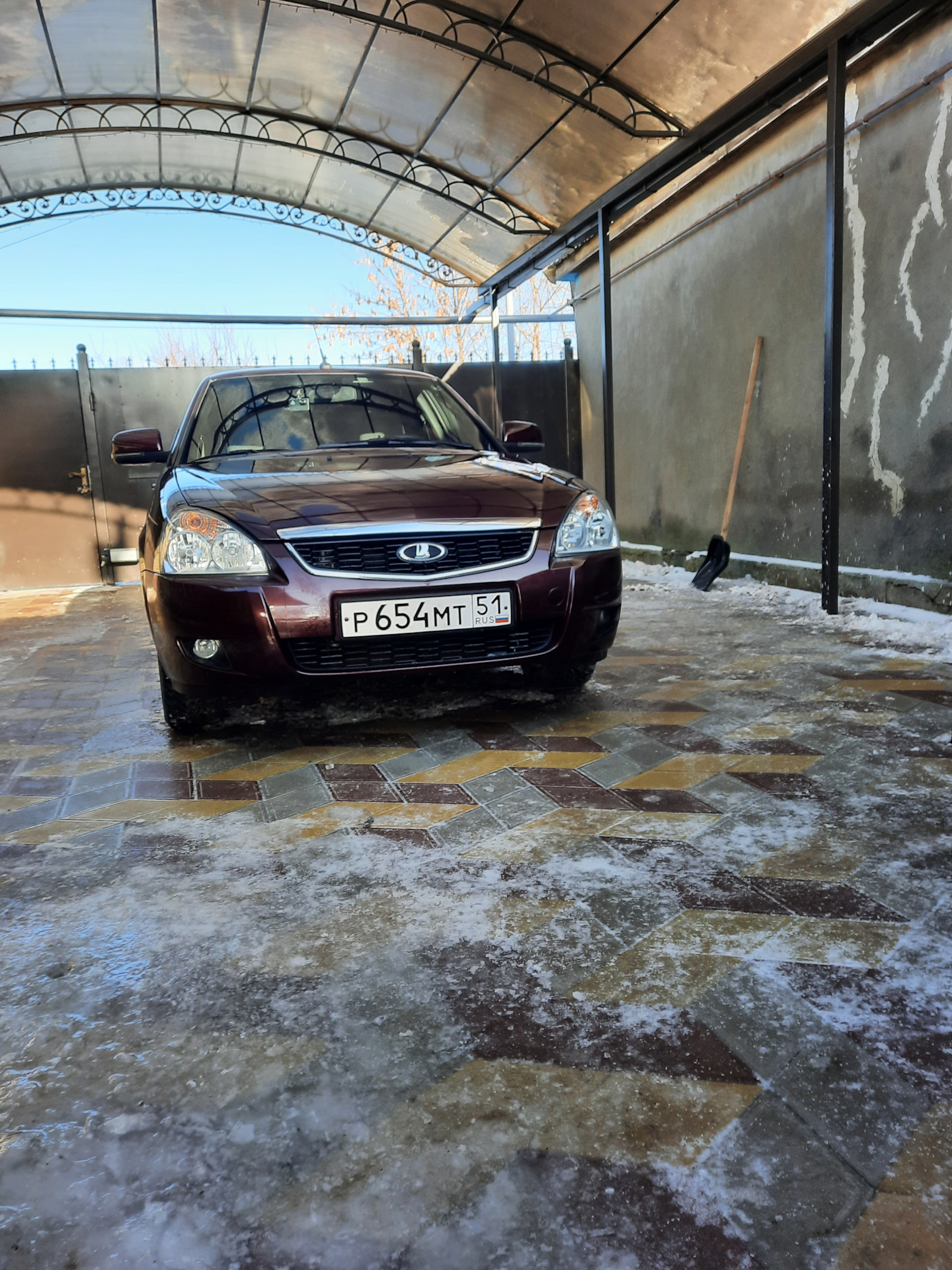 Фары приора 2 установил часть 4 — Lada Приора хэтчбек, 1,6 л, 2010 года ...