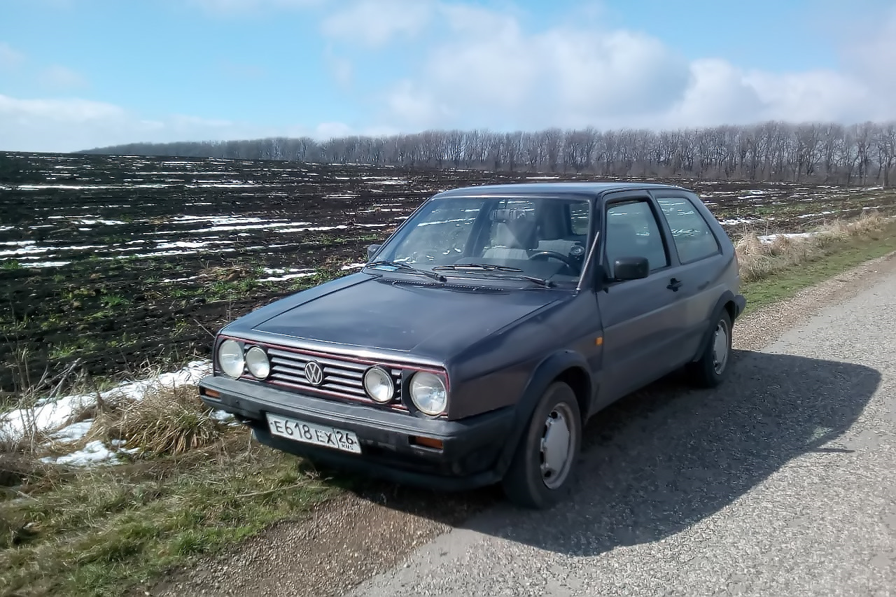 25-й сезон — Volkswagen Golf Mk2, 1,3 л, 1991 года | фотография | DRIVE2