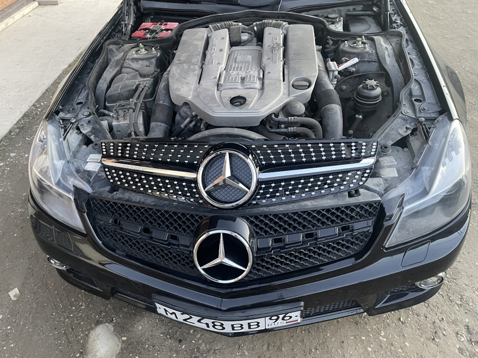 Решетка радиатора в стиле DIAMOND — Mercedes-Benz SL 55 AMG (R230), 5,5 ...