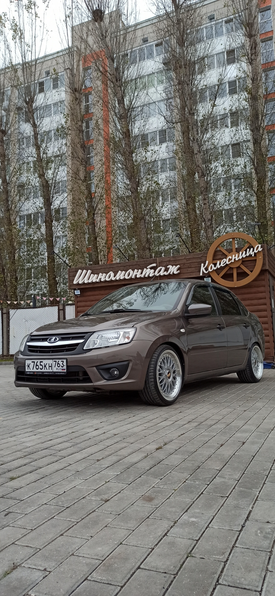 Разноширы IMPUL BBS M1 8/9х17 в Гранту ! — Lada Гранта (1G), 1,6 л ...