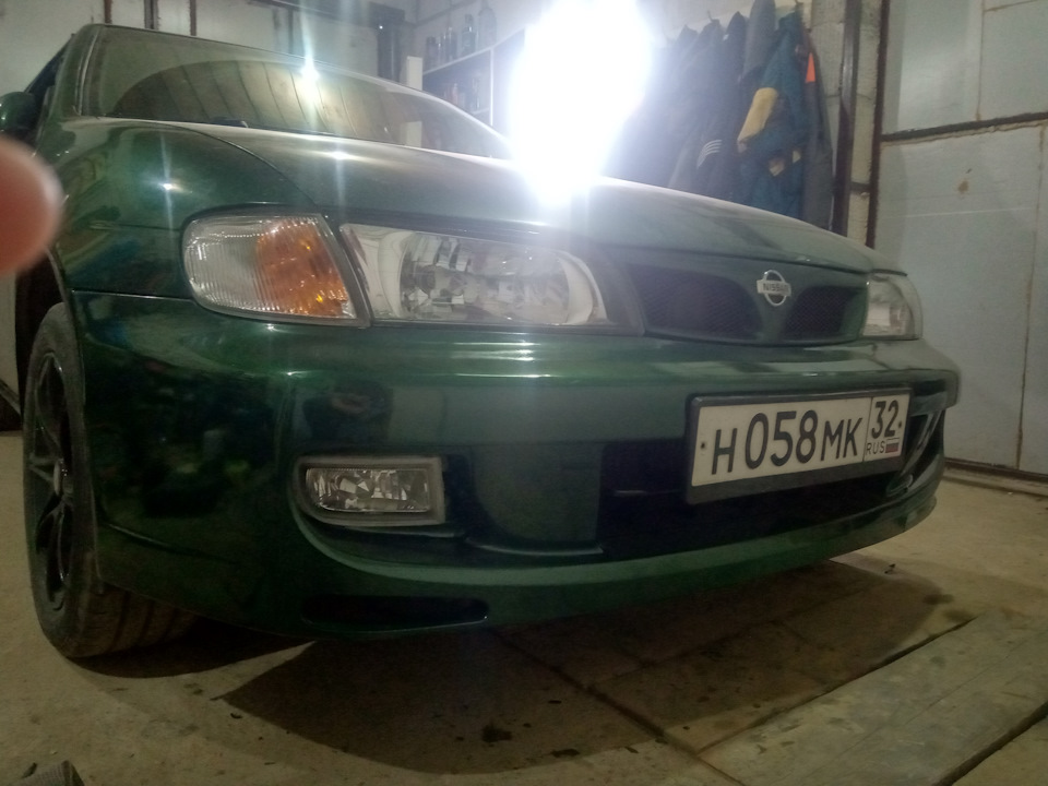 Бампер — Nissan Almera I (N15), 1,6 л, 1997 года | тюнинг | DRIVE2