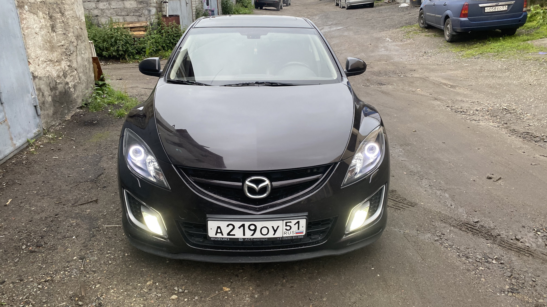 Mazda 6 (2G) GH 2.0 бензиновый 2008 | Темная вишня 2.0 на DRIVE2