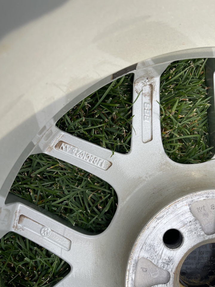 Литые диски BBS VW 6,5Jx16 ET42 5x100 на Skoda Octavia A4 Mk1 ...