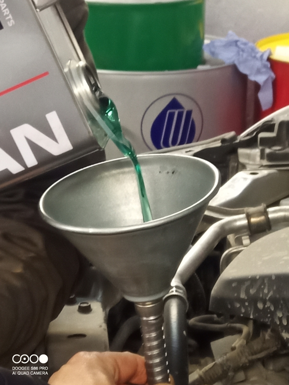 Заливка первой канистры — Renault Koleos (2G)